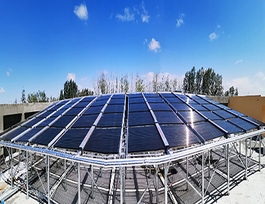 布爾津養老院大熱管太陽能熱水工程